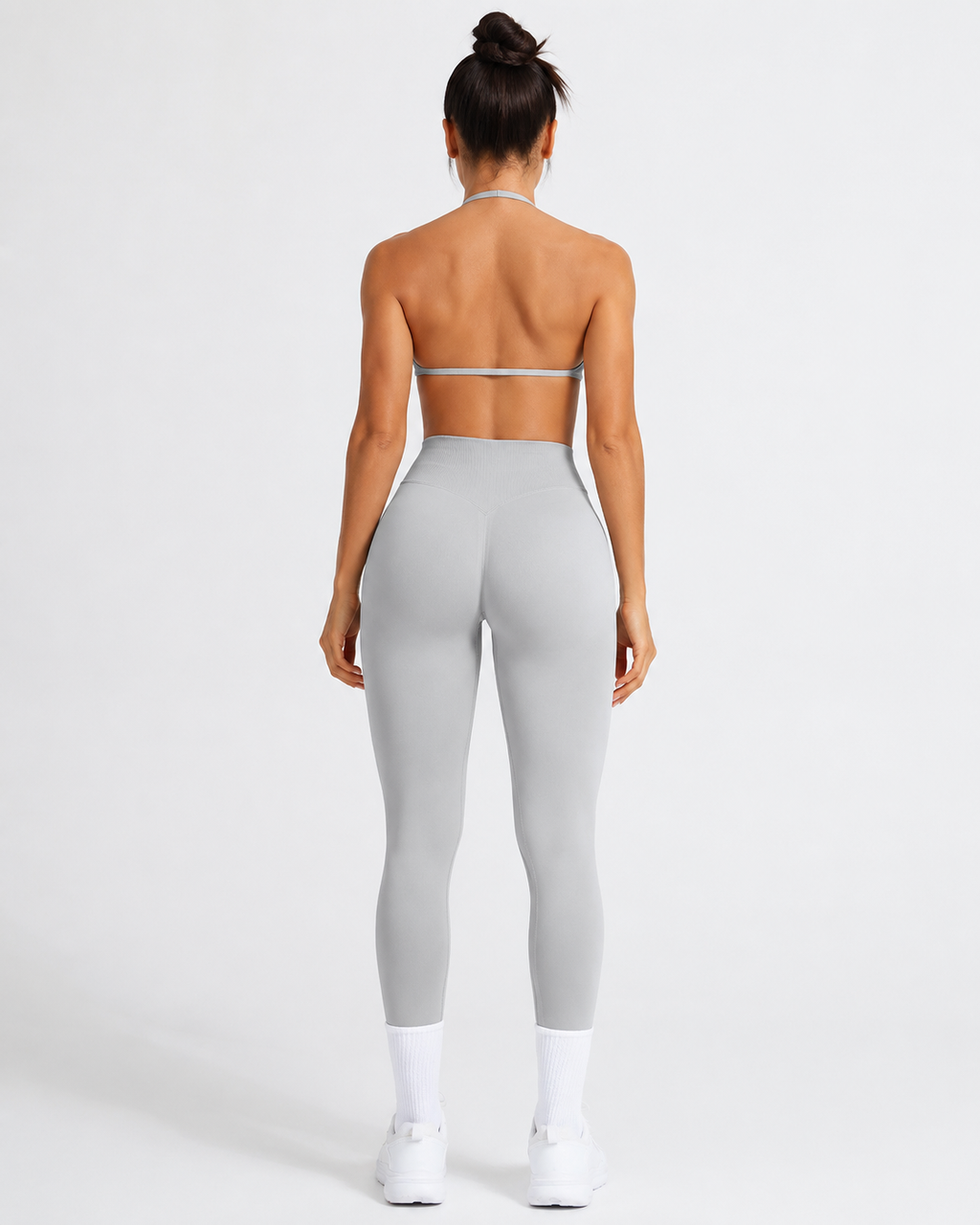 Seamless High Waist Yoga Sports Bra and Leggings Set