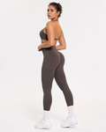 Seamless High Waist Yoga Sports Bra and Leggings Set