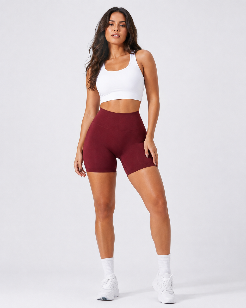 High-Waisted Yoga Shorts