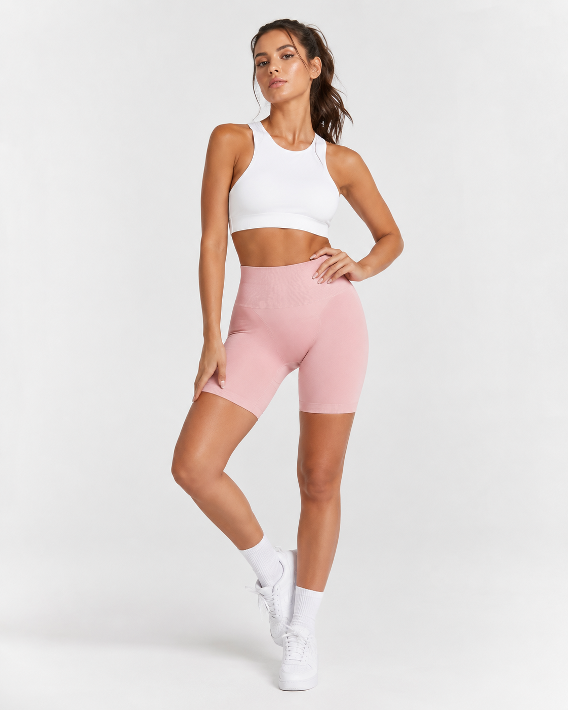 High-Waisted Yoga Shorts