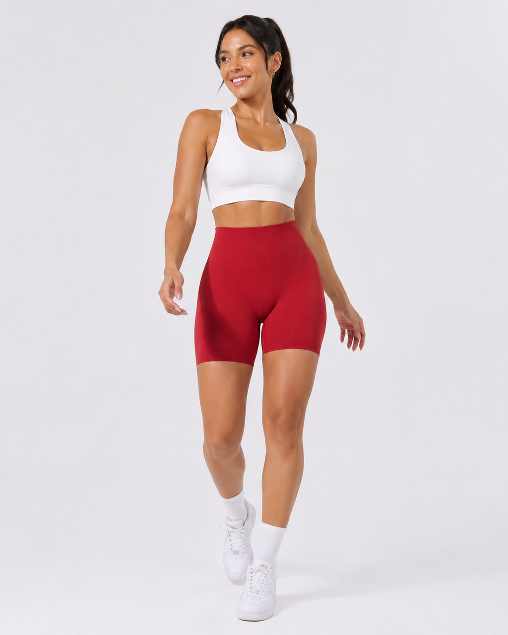 High-Waisted Yoga Shorts
