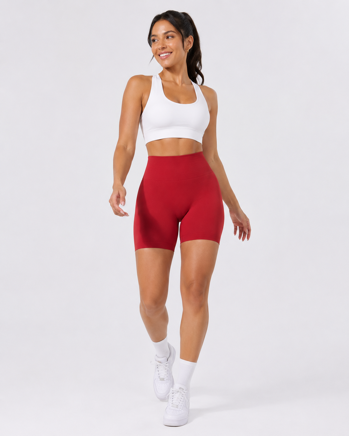 High-Waisted Yoga Shorts