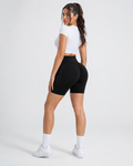 High-Waisted Yoga Shorts