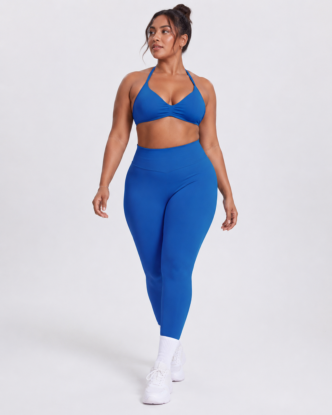 Seamless High Waist Yoga Sports Bra and Leggings Set