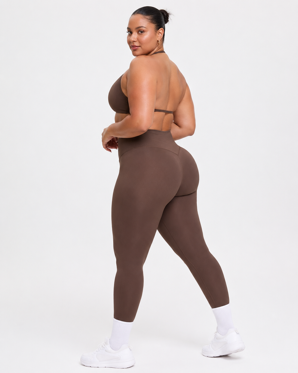 Seamless High Waist Yoga Sports Bra and Leggings Set